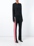 lateral stripes jumpsuit