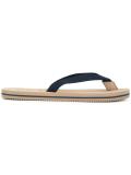 stripe detail flip flops