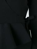 crepe knit wrap jacket