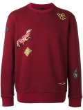 patched sweatshirt