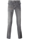 side ribbed detail jeans
