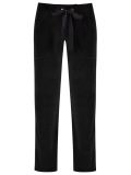 towel effect straight leg trousers