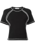 contrast seam T-shirt