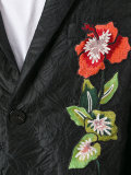 floral jacquard blazer