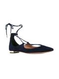 lace-up pointed ballerinas