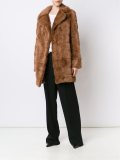 mid fur coat 