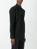 embroidered sleeve shirt