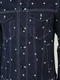 stars print denim jacket 