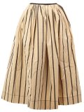 striped full skirt