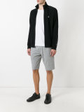 logo embroidered track shorts