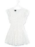 lace flared dress