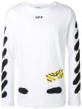 spray detail sweatshirt 