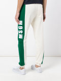 logo print track pants