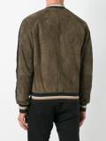sleeve stripe stadium jacket