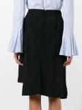 asymmetric midi skirt