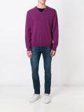 'The Burlington'V领毛衣