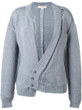 asymmetric front cardigan