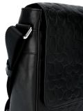 embossed logo crossbody bag 