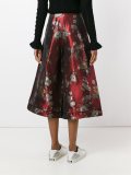 floral print cropped palazzo pants