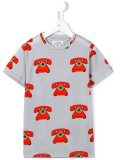 telephone print T-shirt