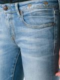 stonewashed cropped jeans