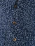 melange v neck cardigan