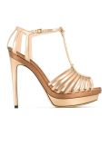 T-bar platform sandals