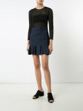 long sleeve crochet dress