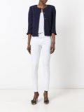 ruched sleeve jacket