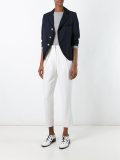 round hem cropped jacket
