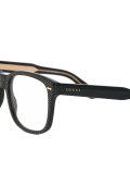 square frame rhinestone glasses