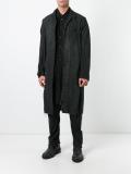 raw edge coat