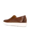 embossed crocodile effect sneakers
