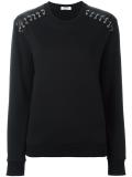 piercing detail sweatshirt