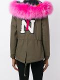 embroidered parka