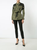 drawstring fitted jacket 