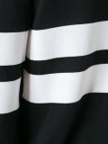 paneled long sleeve jumper