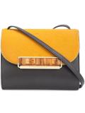 colour block cross body bag