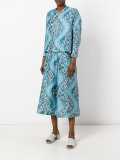 birds print suit 