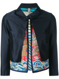 layered cropped jacket