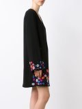 floral embroidery dress