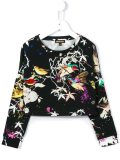 bird print jumper