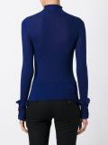 ruffled turtleneck jumper