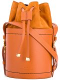 contrast lining bucket bag