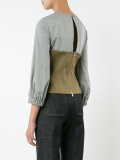 Hessian Bustier Top