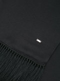 fringed trim scarf