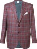 checked blazer