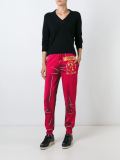 trompe l'oeil logo trackpants