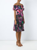 off the shoulder flared dress