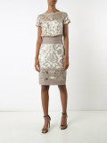 sequinned floral dress